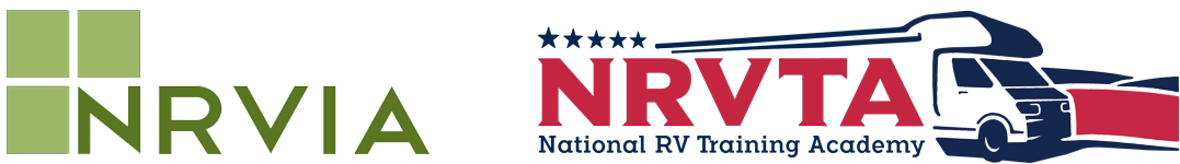 National Recreational Vehicle Inspectors Association logo and National RV Training Academy logo