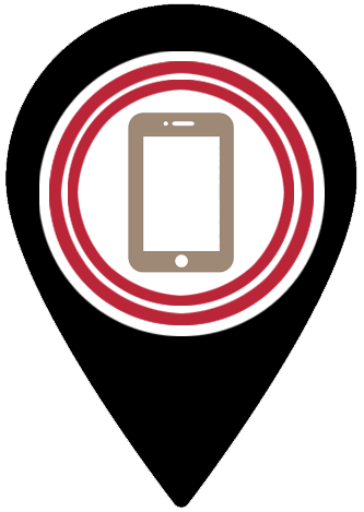 icon showing a smartphone used to check your rv inspection report